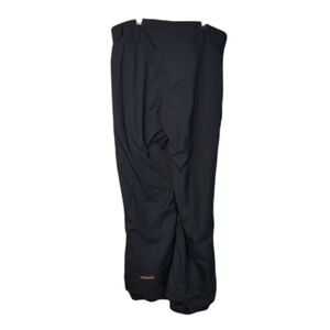 Obermeyer black mens ski snow full zip pants